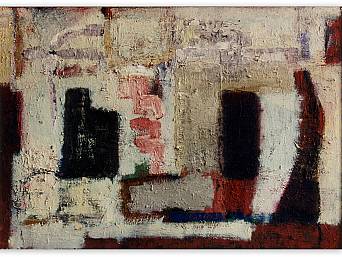 „Winsstraße 4”, Öl auf Hartfaser // oil on canvas, ca. 80 x 60 cm, 1993