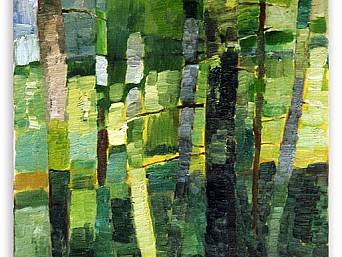 „Greifenberg”, Öl auf Lw., 50 x 60 cm, 1994 (Privatbesitz // private collection, Greifenberg/Bay.) 