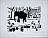Holzschnitt, Elefant, 1993
