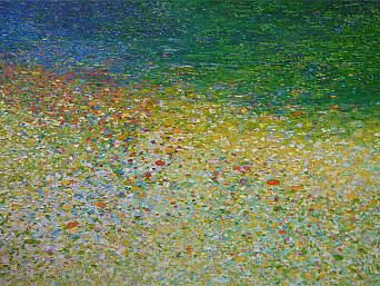 „Park 7, Öl auf Leinwand // oil on canvas, 240 x 170 cm, 2009/2010 (Privatbesitz // private collection, Berlin)