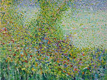 „Amden IV”, Öl auf Leinwand // oil on canvas, 50 x 40 cm, 2011 (Privatbesitz // private collection, Basel)