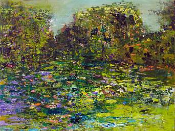 „Rothschilds Garten”, Öl auf Leinwand // oil on canvas, 50 x 40 cm, 2011 (Privatbesitz // private collection, Greifenberg/Bay.)