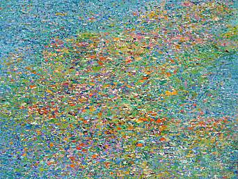 „Amden III”, Öl auf Leinwand // oil on canvas, 120 x 100 cm, 2011 (Privatbesitz // private collection, Berlin)