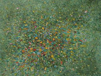 „Giverny 6”, Öl auf Leinwand // oil on canvas, 120 x 100 cm, 2014/2015 (Privatbesitz, Berlin)