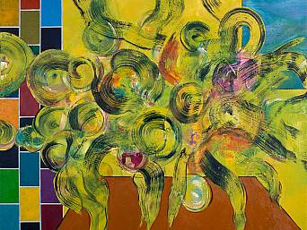 „Stilleben 8”, Öl auf Leinwand // oil on canvas, 100 x 80 cm, 2017